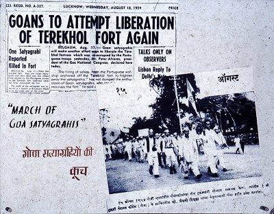 1961 India liberates Goa, Daman & Diu from Portuguese colonial rule