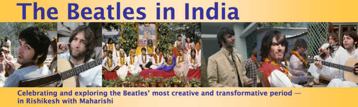 1968 The Beatles, Mia Farrow and several other celebrities visit Rishikesh, India