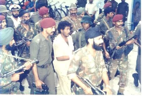 1988 Operation Cactus by India to intervene in Maldives coup d'état
