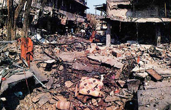 1993 Bombay bombings by muslim terrorist