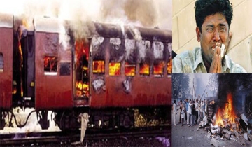 2002  Series of riots leaves hundreds dead, after 59 Hindu pilgrims die aboard a train burned by a Muslim mob in Godhra, Gujarat