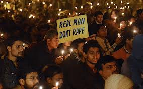 2012 Mass protest starts across India after a female student gang raped and brutally tortured in Delhi